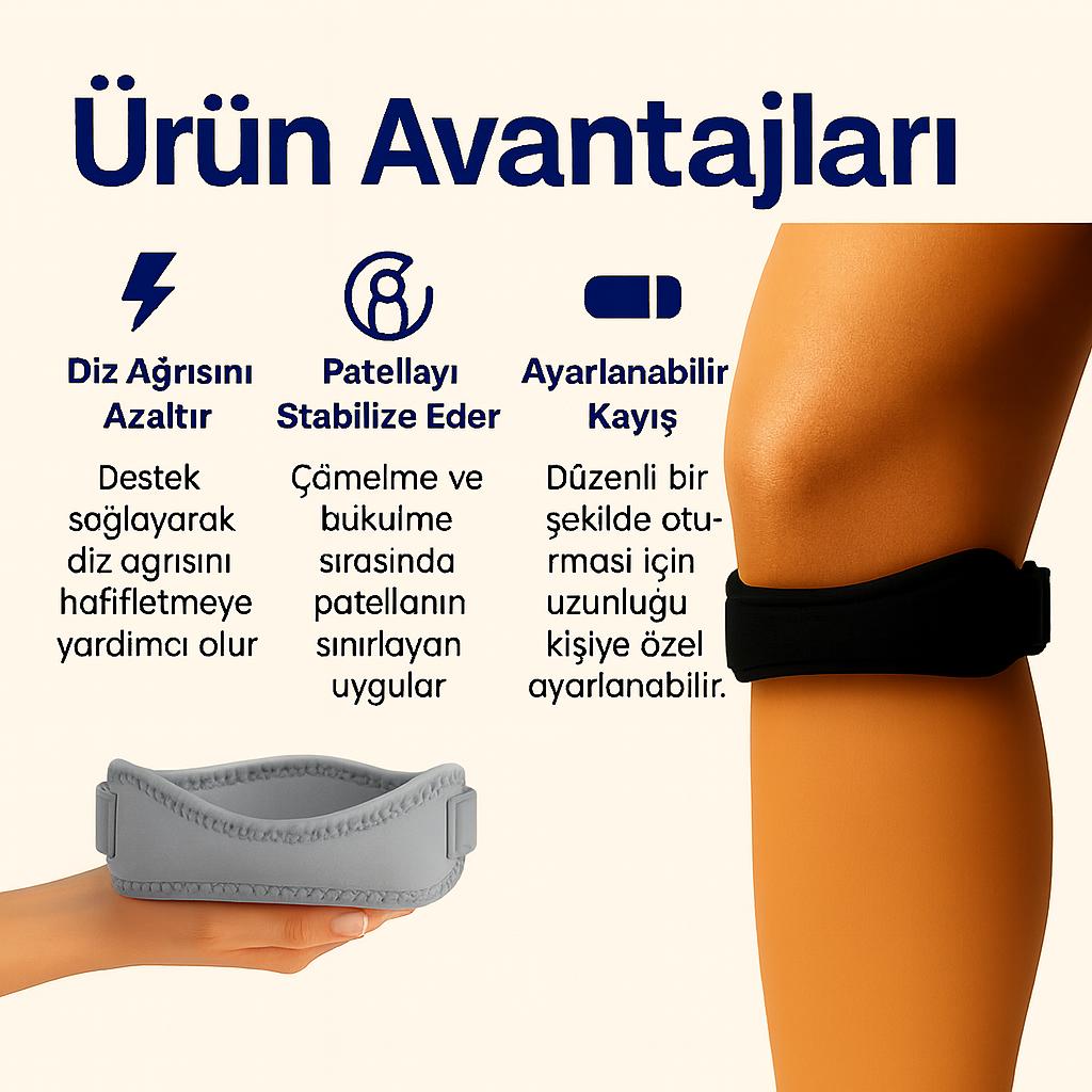 Comforvia™ Patella Dizlik — Akıllı Destek